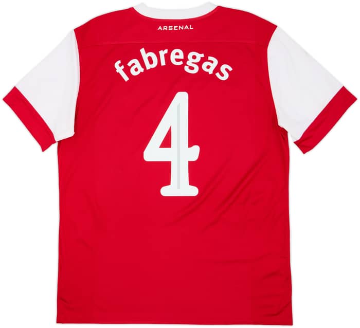 2010-11 Arsenal Home Shirt Fabregas #4 - 5/10 - (L)