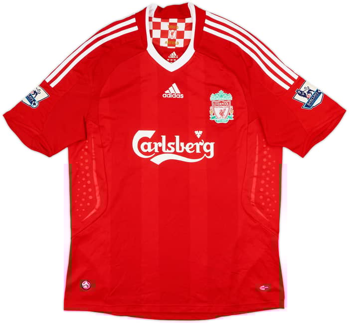 2008-10 Liverpool Signed Home Shirt Torres #9 - 7/10 - (L)