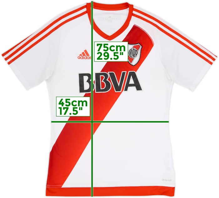 2016-17 River Plate Home Shirt - 7/10 - (M)
