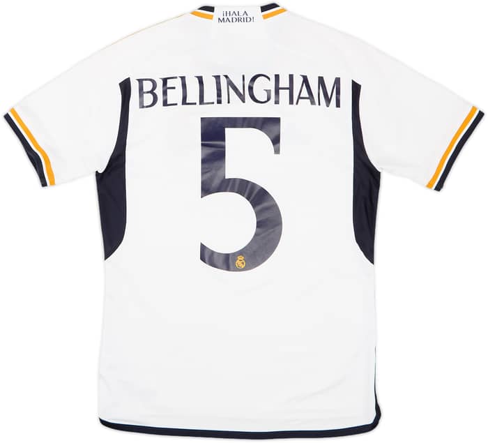 2023-24 Real Madrid Home Shirt Bellingham #5 - 8/10 - (S)