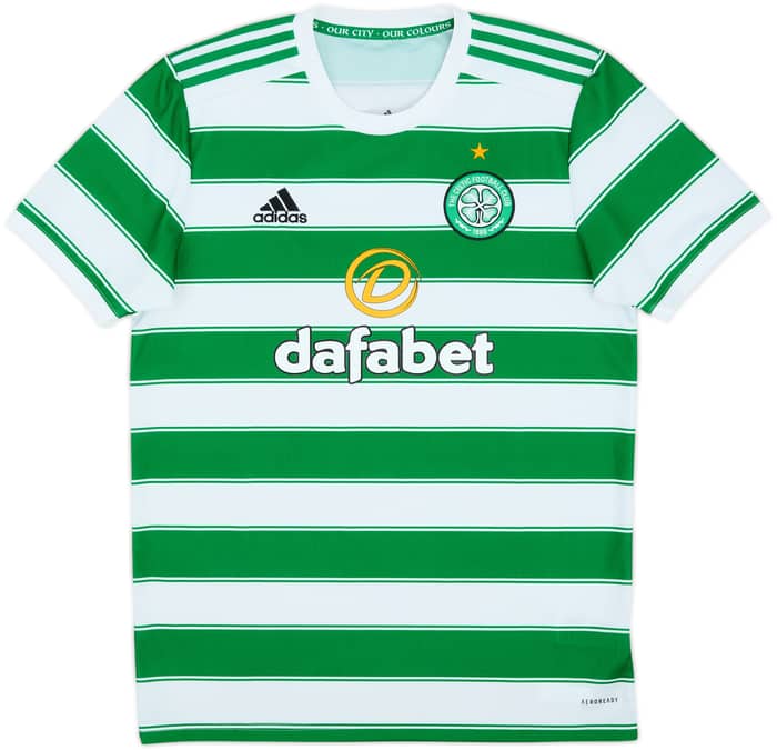 2021-22 Celtic Home Shirt - 10/10 - (M)