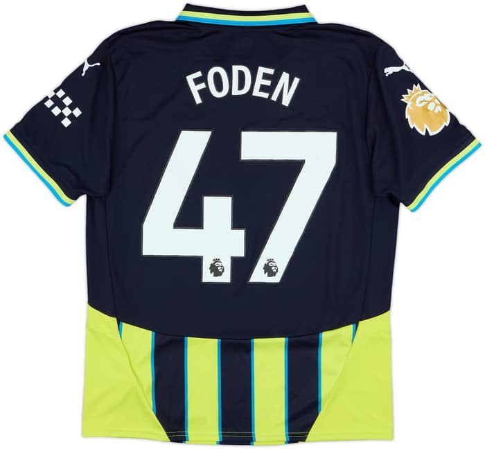 2024-25 Manchester City Away Shirt Foden #47 - 8/10 - (M)
