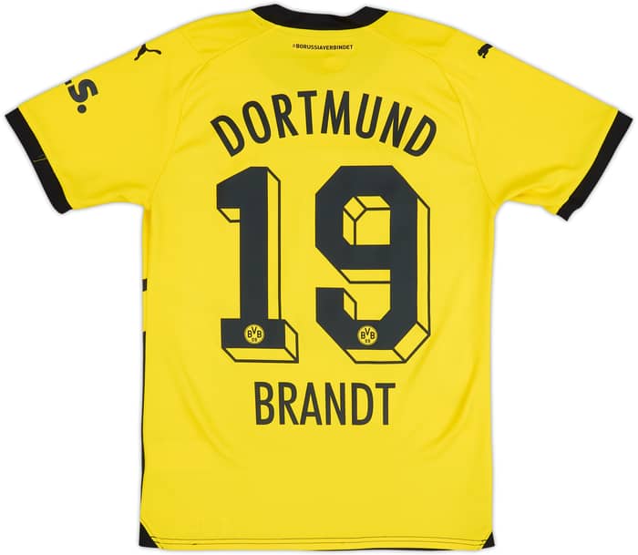2023-24 Borussia Dortmund Home Shirt Brandt #19 - 8/10 - (S)