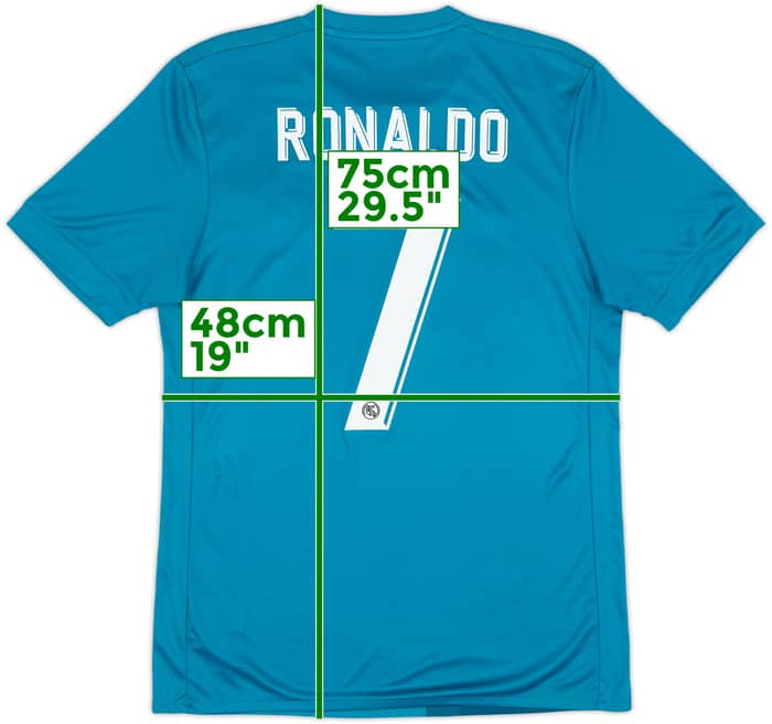 2017-18 Real Madrid Third Shirt Ronaldo #7 - 8/10 - (M)