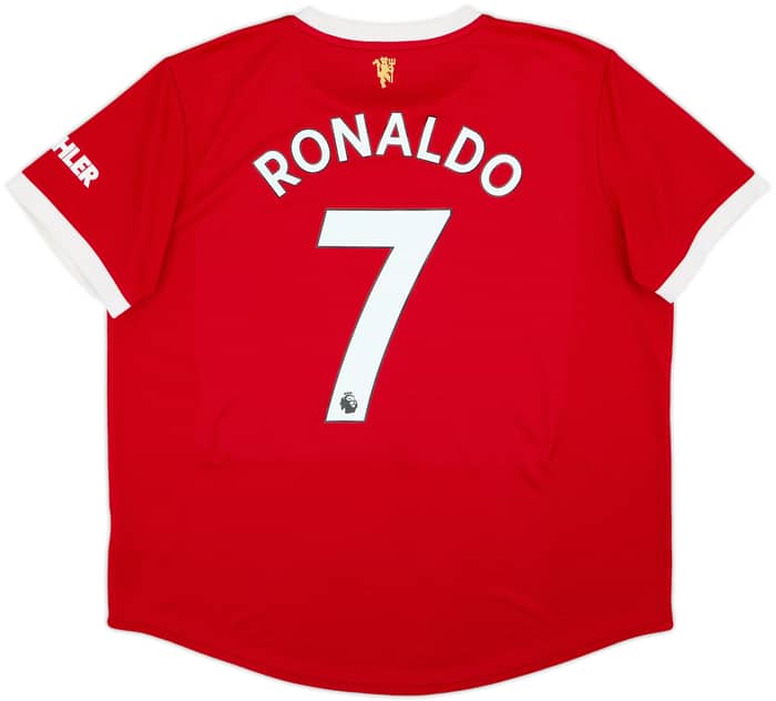 2021-22 Manchester United Home Shirt Ronaldo #7 - 7/10 - (Women's XXL)