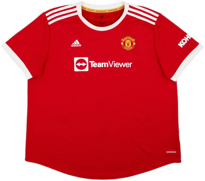 2021-22 Manchester United Home Shirt Ronaldo #7 - 7/10 - (Women's XXL)