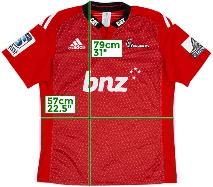 2014 Crusaders Rugby Home Shirt - 7/10 - (XL)
