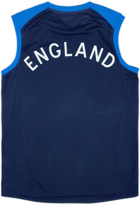 2010-11 England Umbro Training Vest - 9/10 - (M)