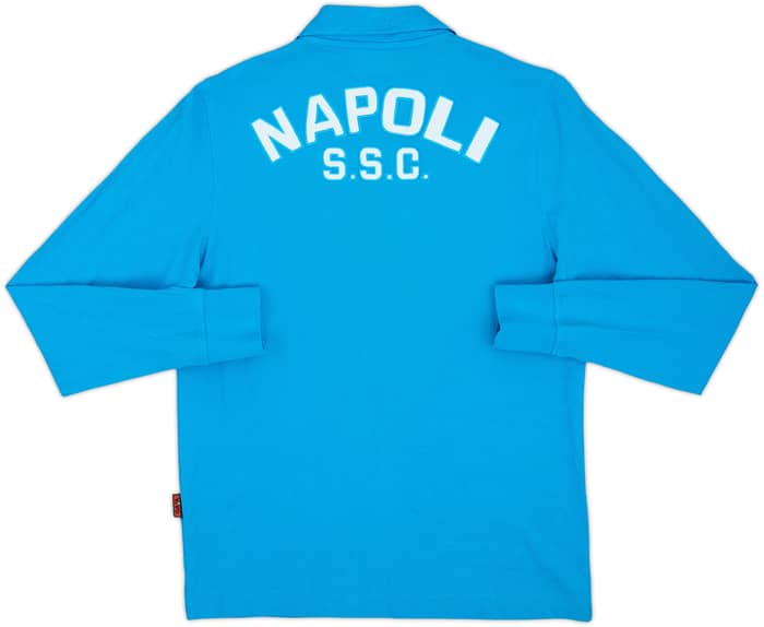 2016-17 Napoli Kappa Polo L/S Shirt - 8/10 - (M)