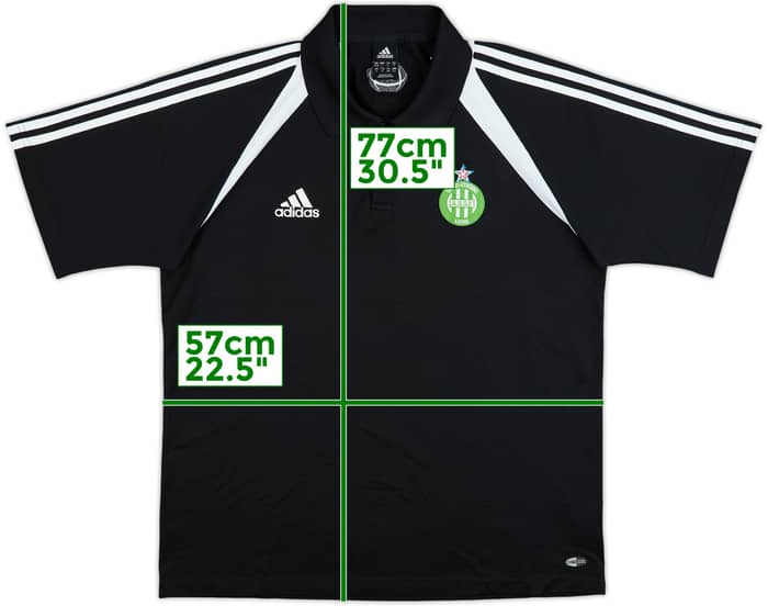 2005-06 Saint Etienne adidas Polo Shirt - 8/10 - (L/XL)