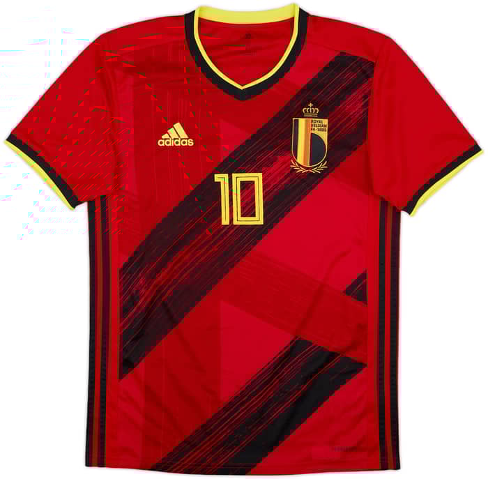 2020-21 Belgium Home Shirt E. Hazard #10 - 8/10 - (S)