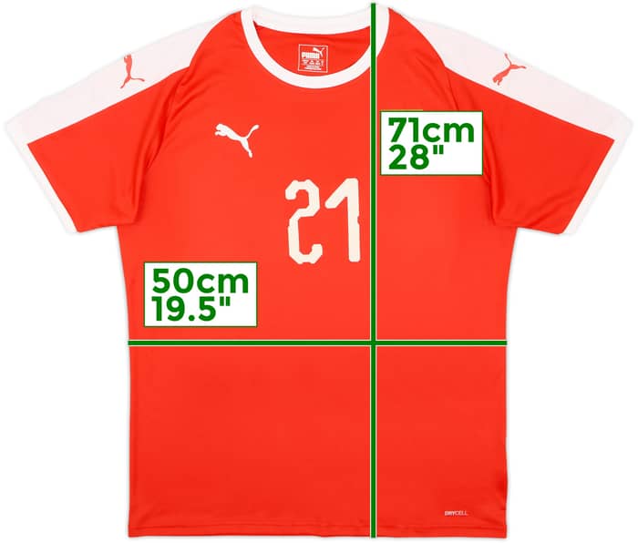 Camiseta básica de local de Serbia 2018-19 #21 - 8/10 - (M)