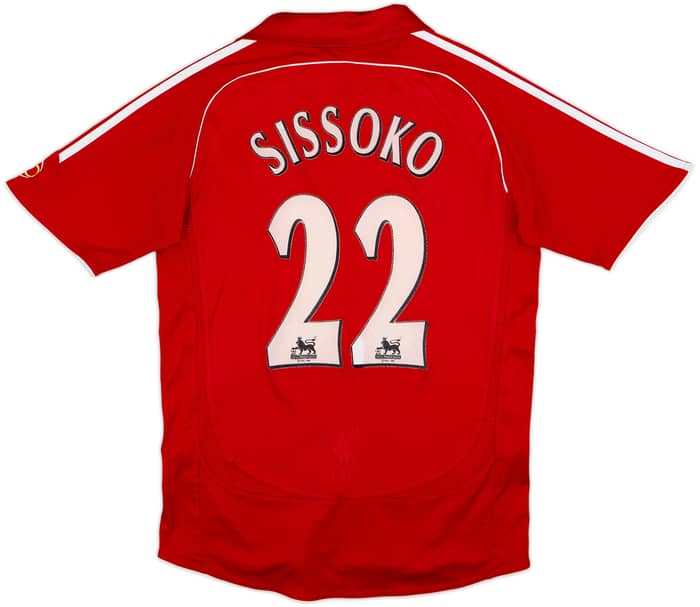 2006-08 Liverpool Home Shirt Sissoko #22 - 7/10 - (S)