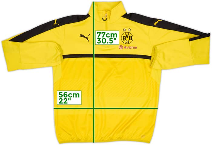 2015-16 Borussia Dortmund Puma 1/4 Zip Drill Top - 8/10 - (XL)