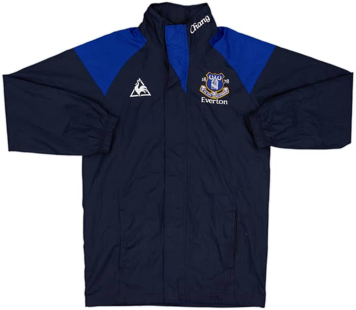 2010-11 Everton Le Coq Sportif Hooded Rain Jacket - 8/10 - (S)