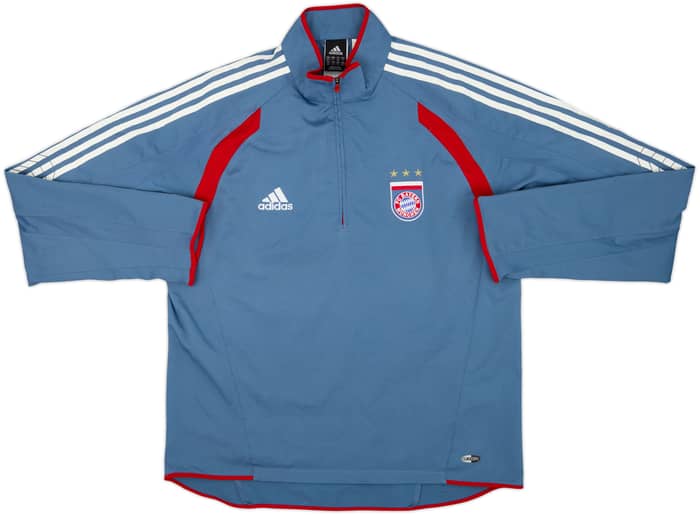 2005-06 Bayern Munich adidas 1/4 Zip Drill Top - 8/10 - (M/L)