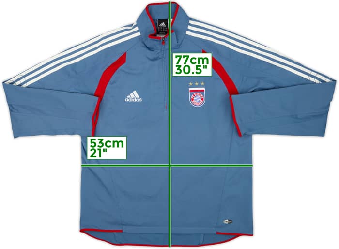 2005-06 Bayern Munich adidas 1/4 Zip Drill Top - 8/10 - (M/L)