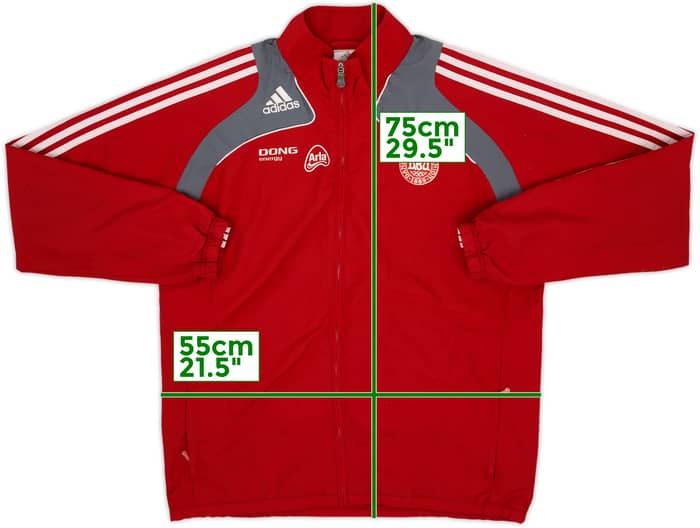 2004-05 Denmark Player Issue adidas Track Jacket - 6/10 - (M/L)