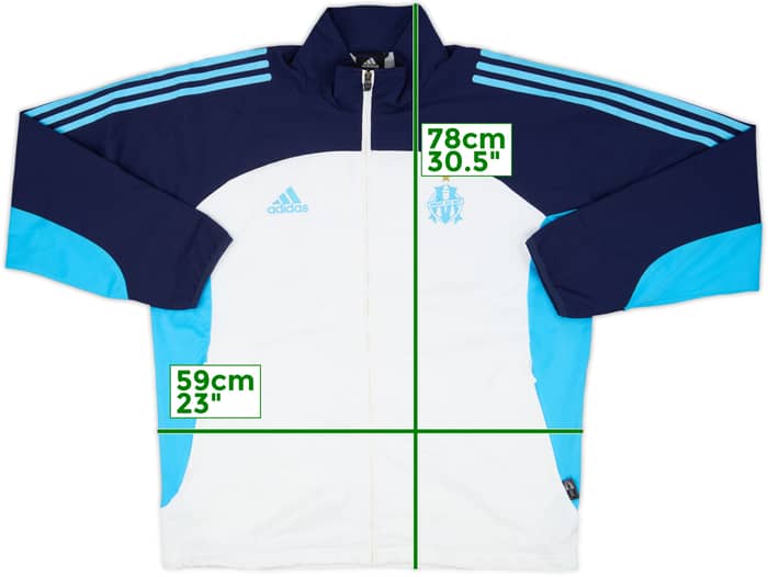 2002-03 Olympique Marseille adidas Track Jacket - 4/10 - (M/L)