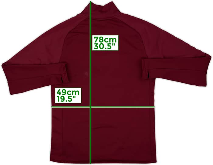 2021-22 West Ham Player Issue Umbro 1/4 Zip Drill Top #11 - 8/10 - (M)