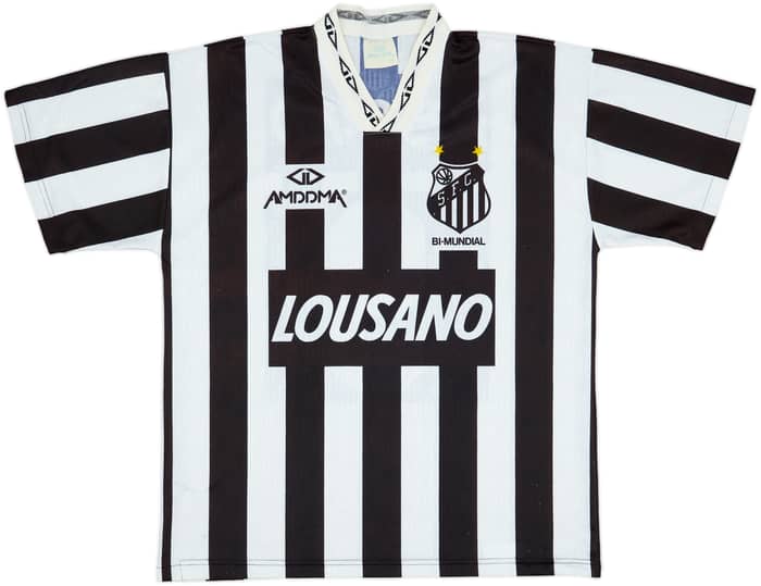 1995 Santos Away Shirt #9 - 8/10 - (XL)