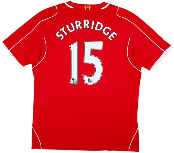 2014-15 Liverpool Home Shirt Sturridge #15 - 6/10 - (XL)