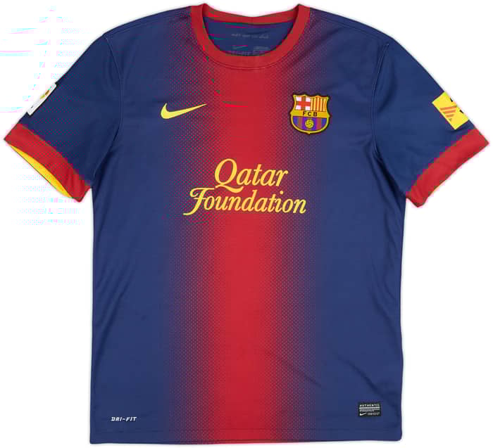 2012-13 Barcelona Home Shirt Xavi #6 - 4/10 - (M)