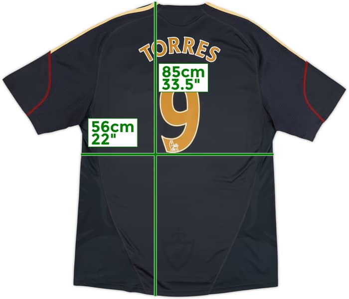 2009-10 Liverpool Away Shirt Torres #9 - 6/10 - (XL)