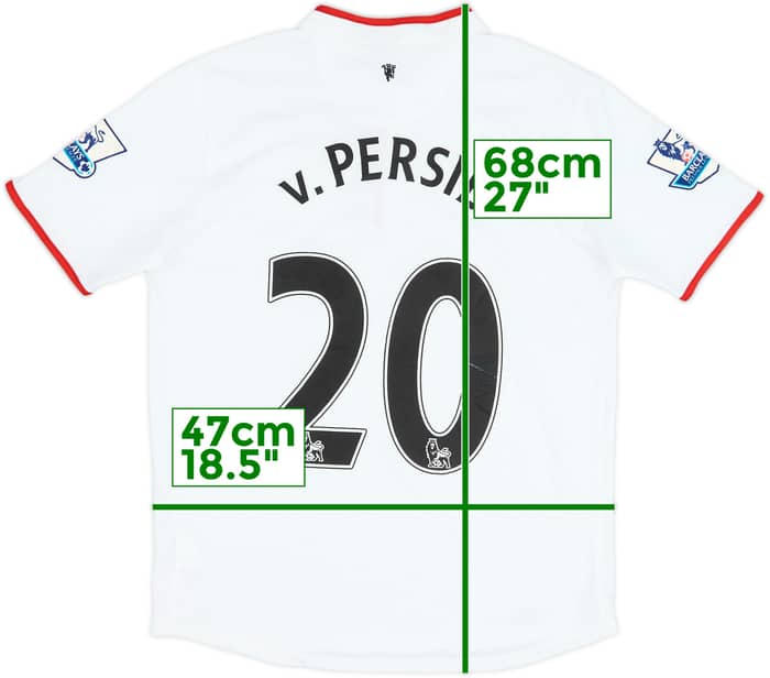 2012-14 Manchester United Away Shirt v.Persie #20 - 6/10 - (XL.Boys)