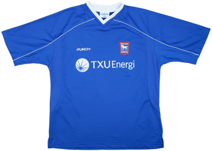 2001-02 Ipswich Home Shirt - 8/10 - (XL)