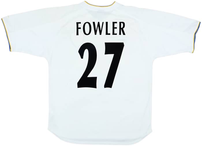 2000-02 Leeds United Home Shirt Fowler #27 - 6/10 - (M)