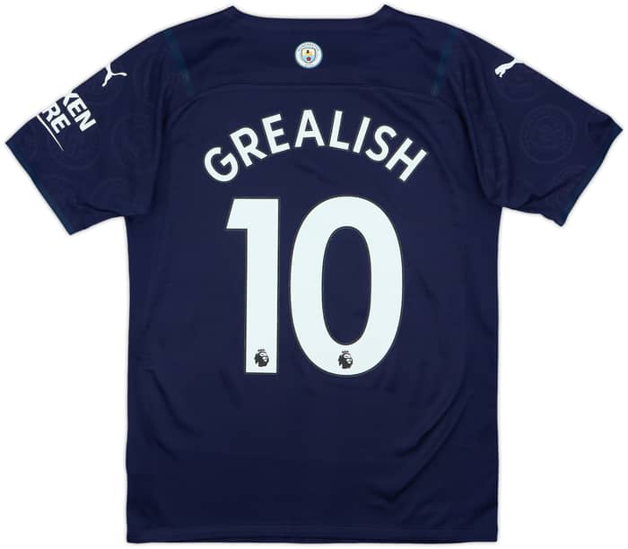 2021-22 Manchester City Authentic Third Shirt Grealish #10 - 6/10 - (M)
