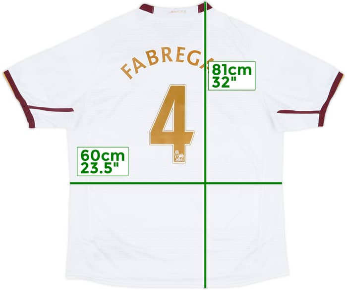 2007-08 Arsenal Away Shirt Fabregas #4 - 10/10 - (XL)