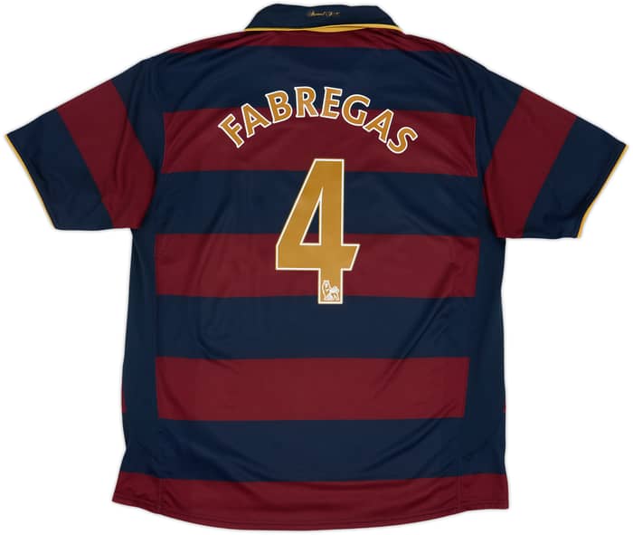 2007-08 Arsenal Third Shirt Fabregas #4 - 9/10 - (XL)