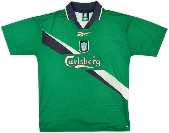 1999-00 Liverpool Away Shirt - 7/10 - (M.Boys)