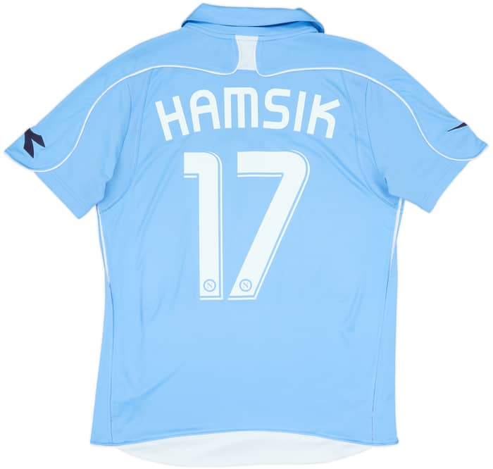 2008-09 Napoli Home Shirt Hamsik #17 - 5/10 - (L)