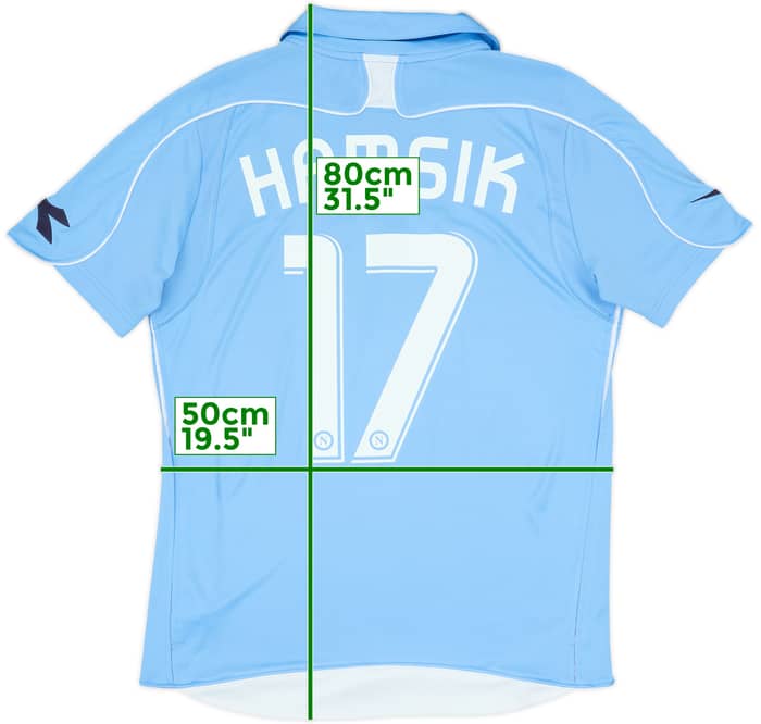 2008-09 Napoli Home Shirt Hamsik #17 - 5/10 - (L)