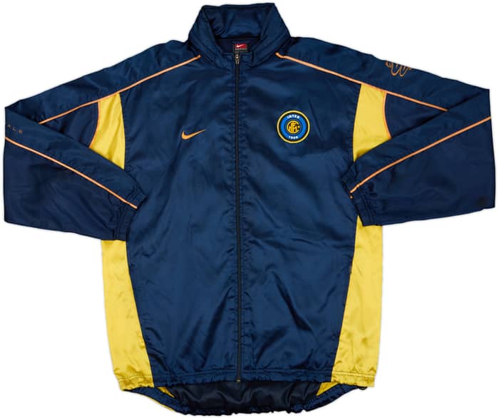 2001-02 Inter Milan Nike Hooded Track Jacket - 9/10 - (M)