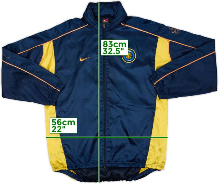 2001-02 Inter Milan Nike Hooded Track Jacket - 9/10 - (M)