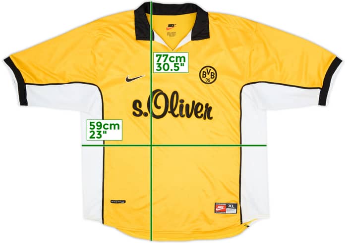 1998-00 Borussia Dortmund Home Shirt - 5/10 - (XL)
