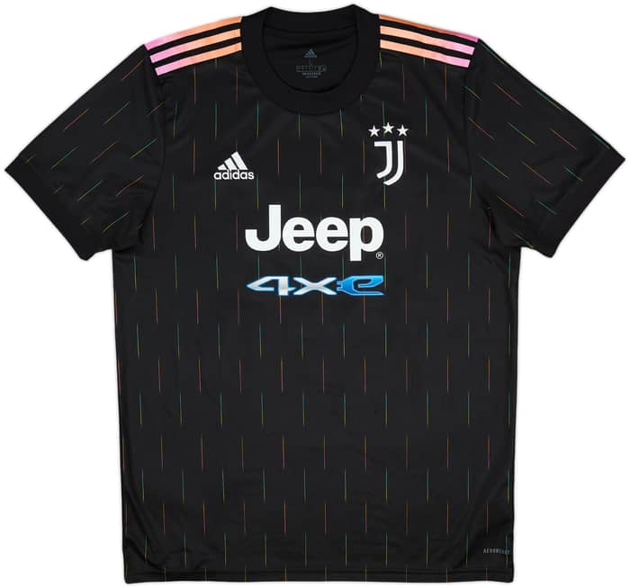 2021-22 Juventus Away Shirt Chiesa #22 - 10/10 - (L)