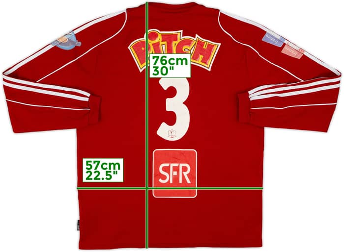 2007-08 Coupe de France L/S Shirt #3 - 5/10 - (XL)