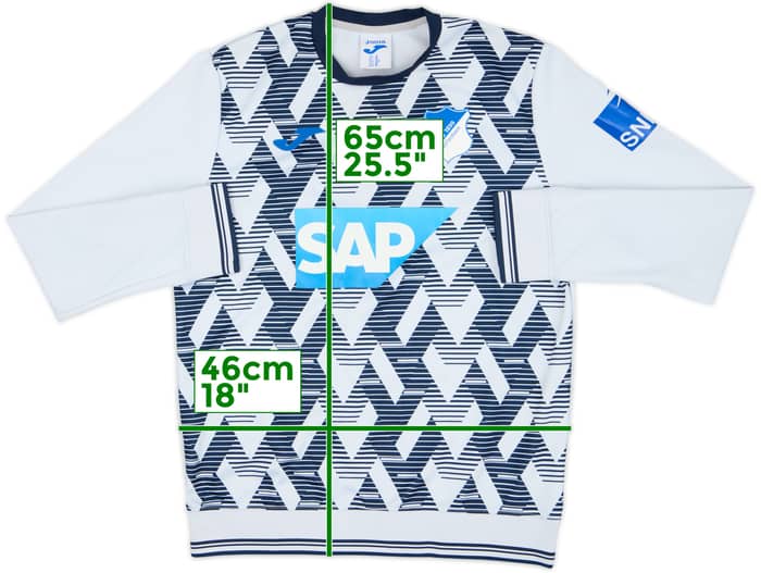 2021-22 TSG Hoffenheim Joma Sweat Top - 7/10 - (S)