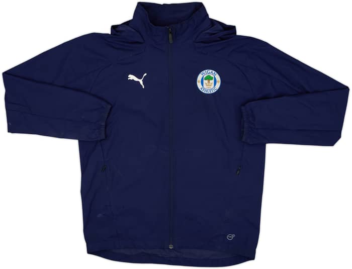 2017-18 Wigan Athletic Puma Hooded Rain Jacket - 6/10 - (M)