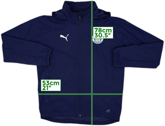 2017-18 Wigan Athletic Puma Hooded Rain Jacket - 6/10 - (M)