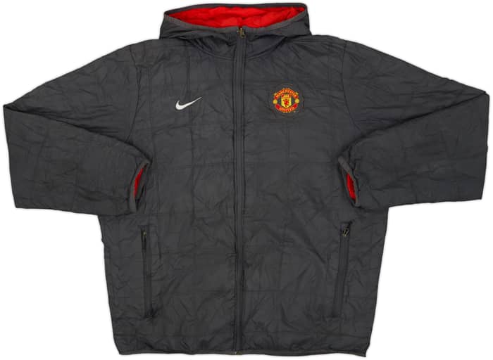 2010-11 Manchester United Nike Reversible Bench Coat - 8/10 - (XL)