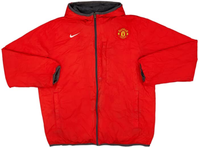 2010-11 Manchester United Nike Reversible Bench Coat - 8/10 - (XL)