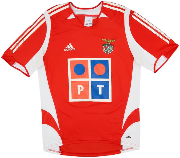 2005-06 Benfica Home Shirt Nuno Gomes #21 - 6/10 - (S)