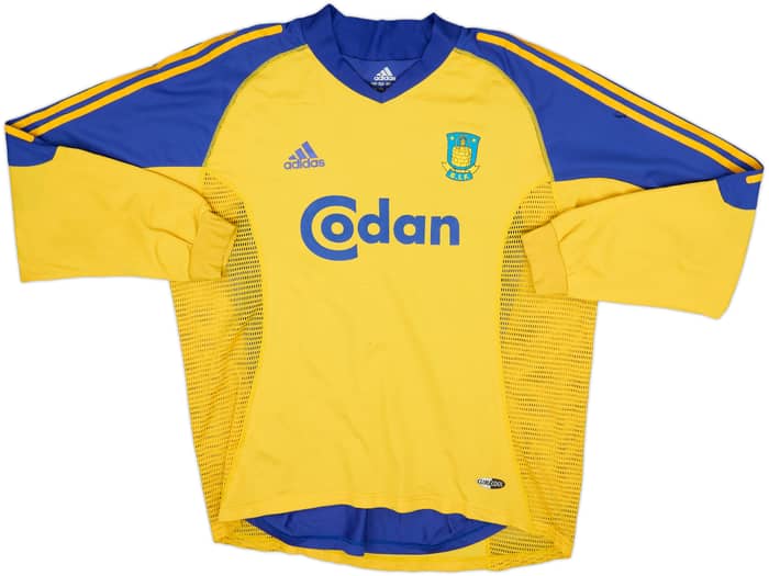 2002-03 Brondby Player Issue Home L/S Shirt - 5/10 - (L)