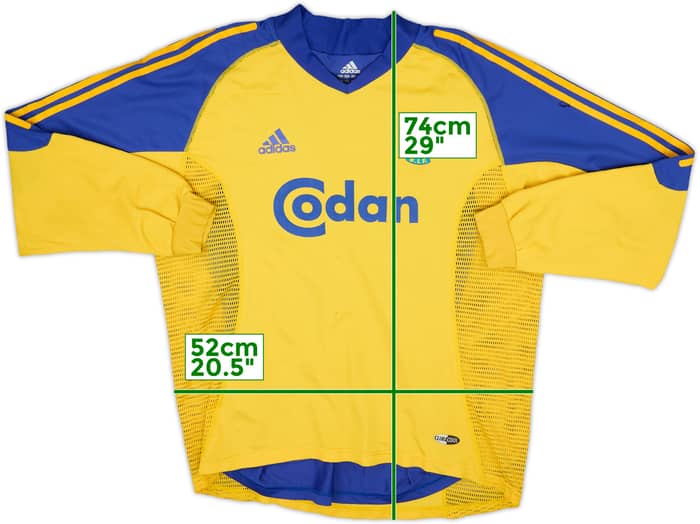 2002-03 Brondby Player Issue Home L/S Shirt - 5/10 - (L)
